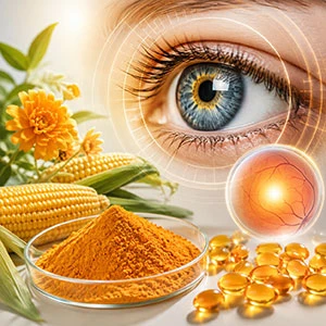 চোখের স্বাস্থ্যে জেক্সানথিন প্রভাব